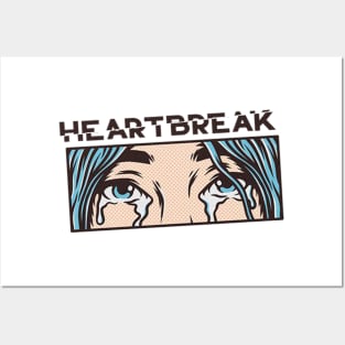 heart break Posters and Art